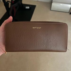 MATT & NAT Double Zip Vegan Leather Wallet